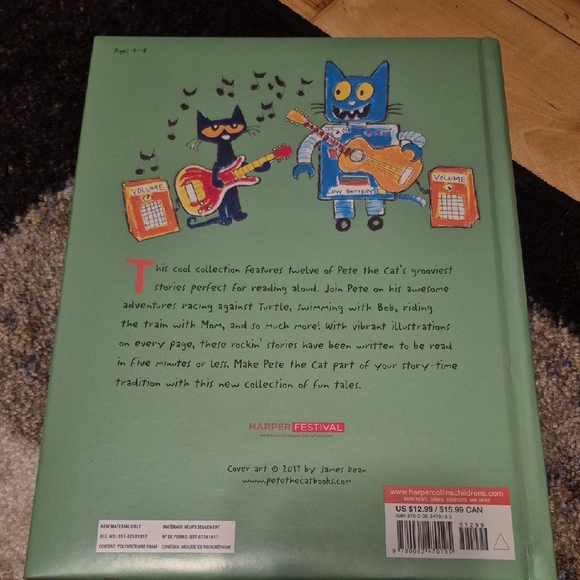 5-Minute Pete the Cat Stories Book - Blue Cover - Picture 2 of 5